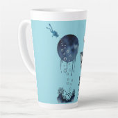 Funny shark diver lunch time :nice bubbles bro latte mok (Linkerhoek)