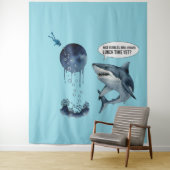 Funny shark diver lunch time :nice bubbles bro wandkleed (In situ)