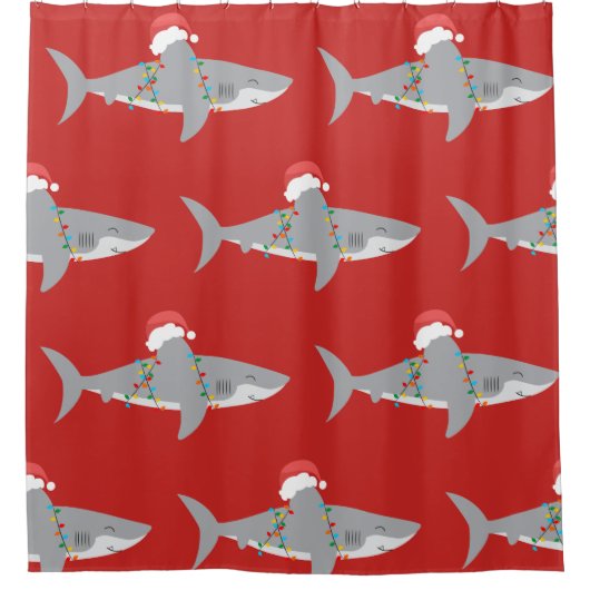 Funny Shark Douchegordijn (Voorkant)