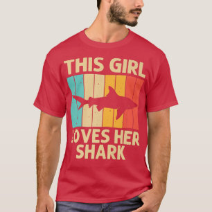 Funny Shark for Girls Kind Hammerhead Tiger Sharks T-shirt