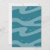 Funny Shark Foto Kerstmis Platte Vakantie Kaart (Achterkant)