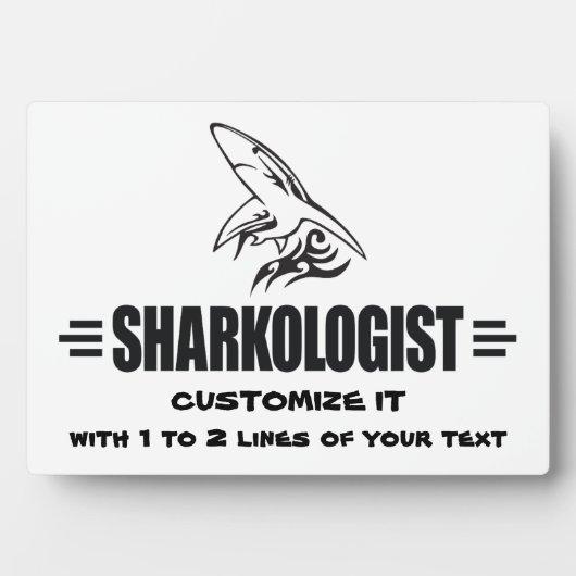 Funny Shark Fotoplaat (voorkant)