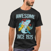 Funny Shark - Geweldige sinds 1925 T-shirt (Voorkant)
