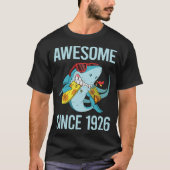 Funny Shark - Geweldige sinds 1926 T-shirt (Voorkant)