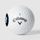 Funny Shark Golf Balls Golfballen (Logo)