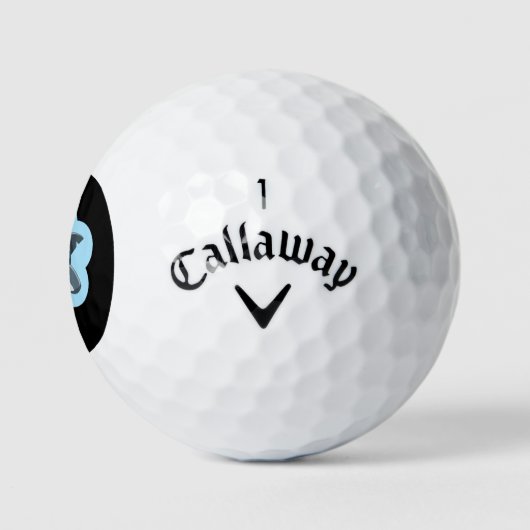 Funny Shark Golf Balls Golfballen (Logo)