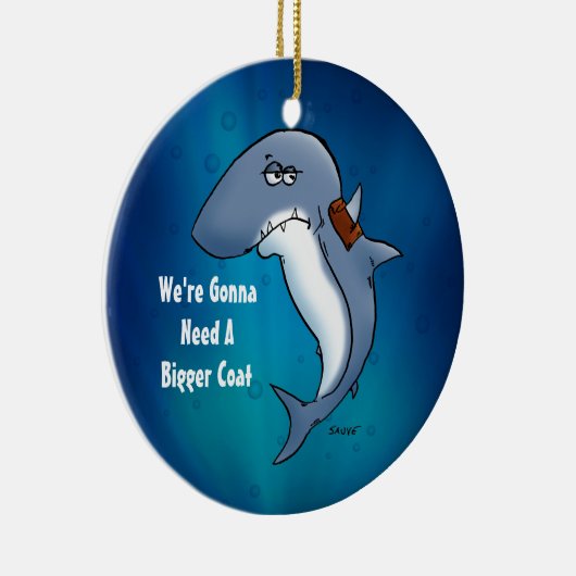 Funny Shark heeft een groter Ornament nodig (Rechts)