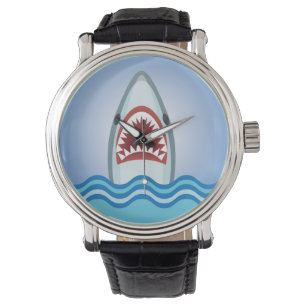 Funny Shark Horloge