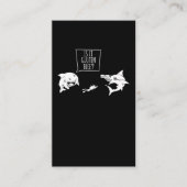 Funny Shark Humor Scuba Diver Joke Visitekaartje (Voorkant)