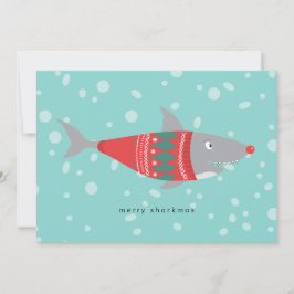 Funny Shark Merry Sharkmas Kerstmis