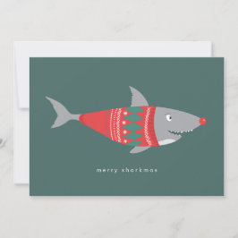 Funny Shark Merry Sharkmas Kerstmis