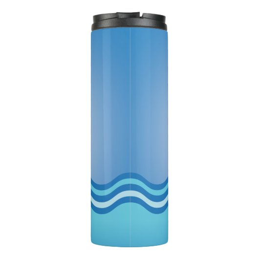 Funny Shark met Jaws Wide Open Thermosbeker (Achterkant)