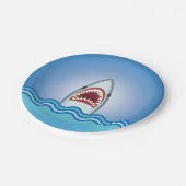 Funny Shark Papieren Bordje (Gekanteld)