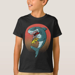Funny Shark Pizza Shark Lovers Shark T-shirt