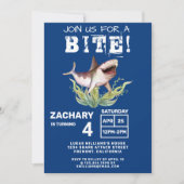 Funny Shark sluit zich aan bij ons voor een bruine Kaart (Voorkant)