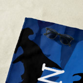 Funny Shark Theme Strandlaken (In situ)