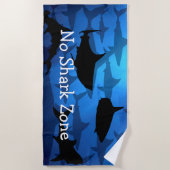 Funny Shark Theme Strandlaken (Voorkant)