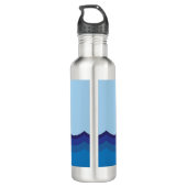 Funny shark voeg de naam roestvrij stalen waterfle waterfles  (Achterkant)