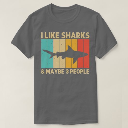 Funny Shark voor mannen Hammerhead Tiger Sharks T-shirt (Design voorkant)