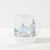 Funny Shark Week Coffee Mok (Voorkant rechts)