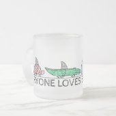 Funny Shark Week Coffee Mok (Voorkant links)