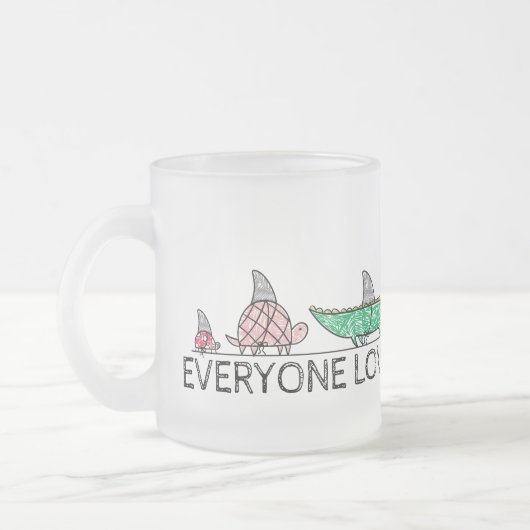 Funny Shark Week Coffee Mok (Links)