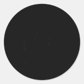 Funny Sharks And Dogs Make Me Happy Humans Make My Ronde Sticker (Voorkant)