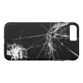 Funny Shattered Glass Joke Case-Mate iPhone Case (Achterkant (Horizontaal))
