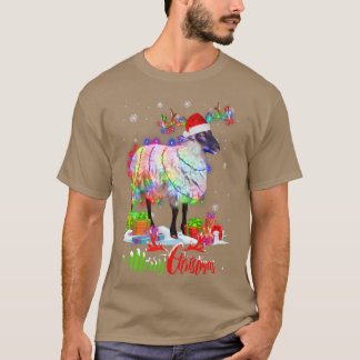 Funny Sheep Animal Merry kerstparty Family Ma T-shirt