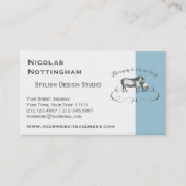 Funny Sheep Boerderij Franse expressie stijl Visitekaartje (Voorkant)