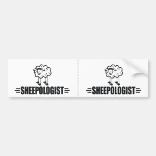 Funny Sheep Bumpersticker