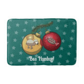 Funny Sheep Christmas Candy Baa Humbug Cartoon Badmat (Voorkant)
