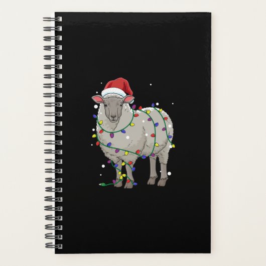 Funny Sheep Christmas | Santa Claus Gift Planner (Voorkant)