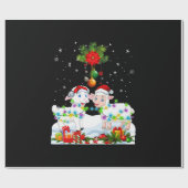 Funny Sheep Christmas Tree | Xmas Animal Gift Cadeaupapier (Vlak)