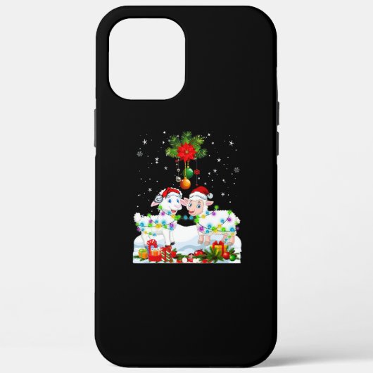 Funny Sheep Christmas Tree | Xmas Animal Gift Case-Mate iPhone Case (Achterkant)