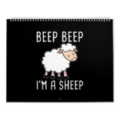 Funny Sheep Design for Farmers and Sheep Lovers Kalender (Hoes)