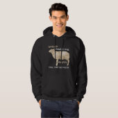 Funny Sheep Farmer Gift Sheep Lover Hoodie (Voorkant volledig)