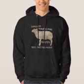 Funny Sheep Farmer Gift Sheep Lover Hoodie (Voorkant)