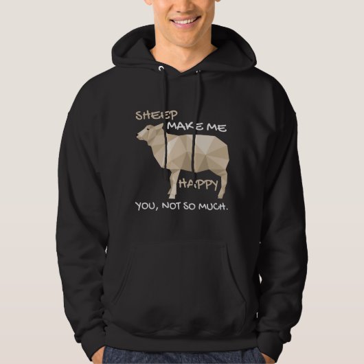 Funny Sheep Farmer Gift Sheep Lover Hoodie (Voorkant)