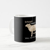 Funny Sheep Farmer Gift Sheep Lover Koffiemok (Voorkant links)