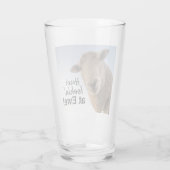 Funny Sheep, hier zie je op Ewe Foto Glas (Achterkant)