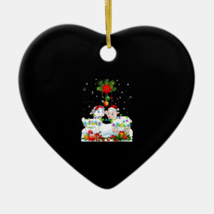Funny Sheep-kerstboom Paspoortjes voor dieren Keramisch Ornament