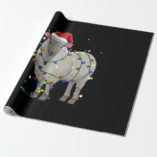 Funny Sheep Kerstmis   Santa Claus Gift Cadeaupapier