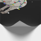 Funny Sheep Kerstmis | Santa Claus Gift Cadeaupapier (Hoek)