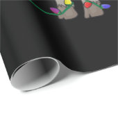 Funny Sheep Kerstmis | Santa Claus Gift Cadeaupapier (Rol Hoek)