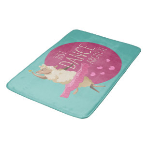 Funny Sheep Message - Gewoon dans over het 1 Badmat