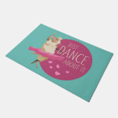 Funny Sheep Message - Gewoon dans over het 1 Deurmat (Schuin)