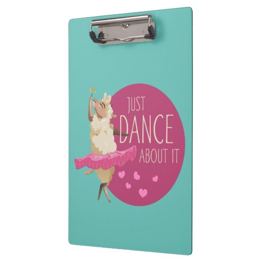 Funny Sheep Message - Gewoon dans over het 1 Klembord (Links)