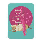Funny Sheep Message - Gewoon dans over het 1 Magneet (Verticaal)