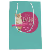 Funny Sheep Message - Gewoon dans over het 1 Medium Cadeauzakje (Voorkant)